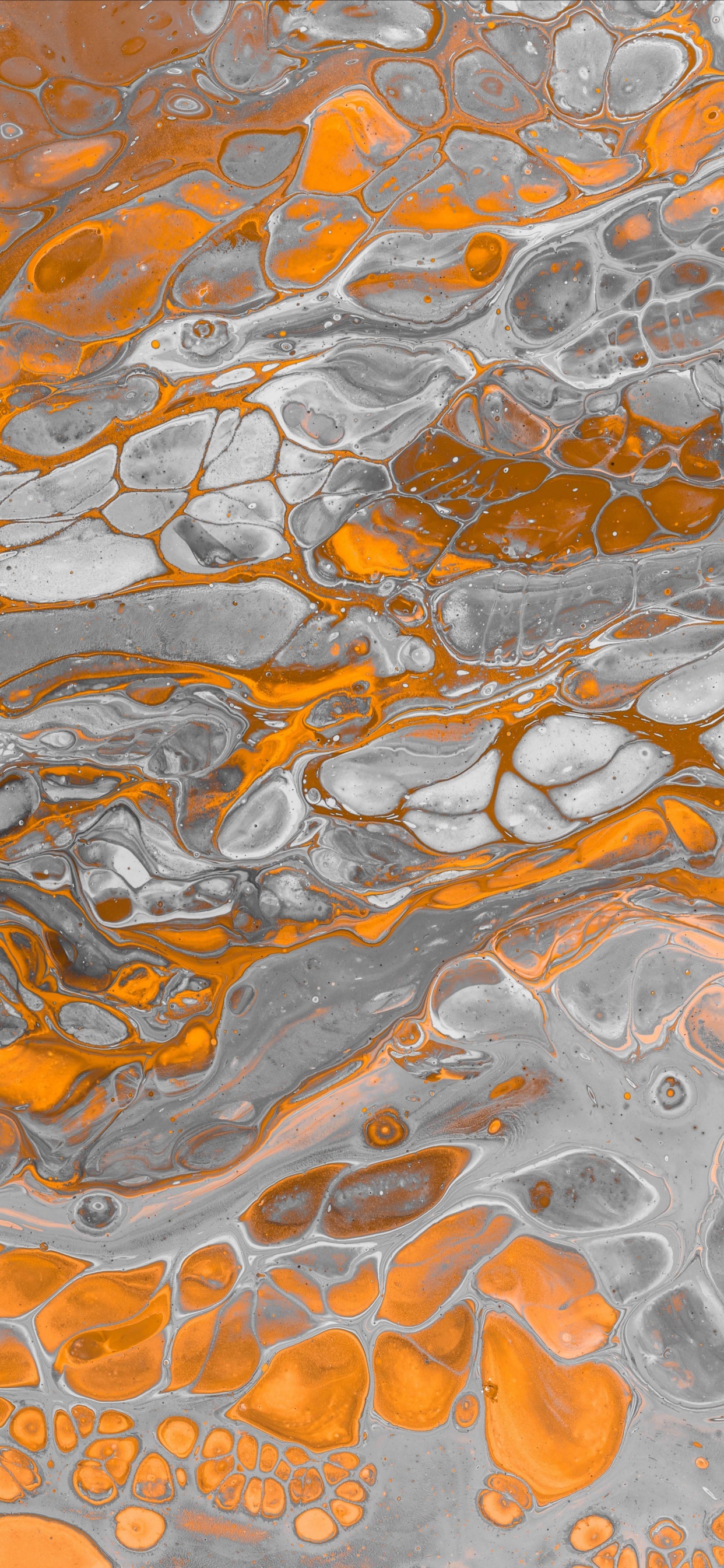 Pintura Abstracta Azul y Marrón. Wallpaper in 1242x2688 Resolution