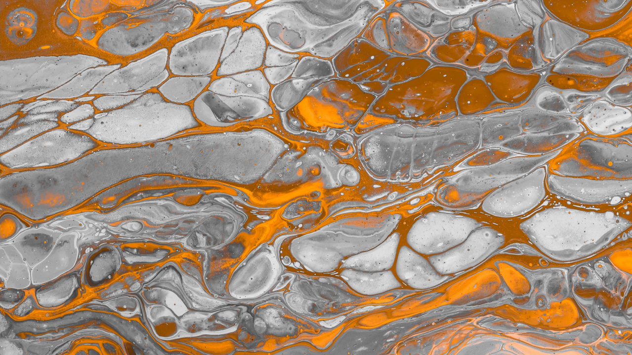 Blue and Brown Abstract Painting. Wallpaper in 1280x720 Resolution