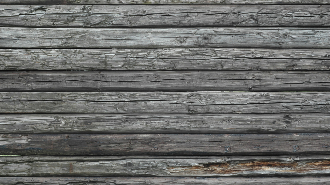 Tablón de Madera Gris Con Pintura Marrón y Gris. Wallpaper in 1366x768 Resolution