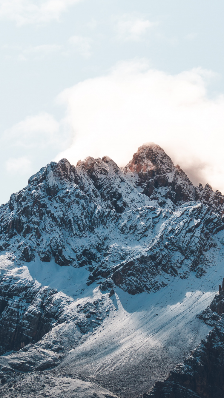 Bergkette, Bergigen Landschaftsformen, Grat, Gletscher-landform, Alpen. Wallpaper in 750x1334 Resolution