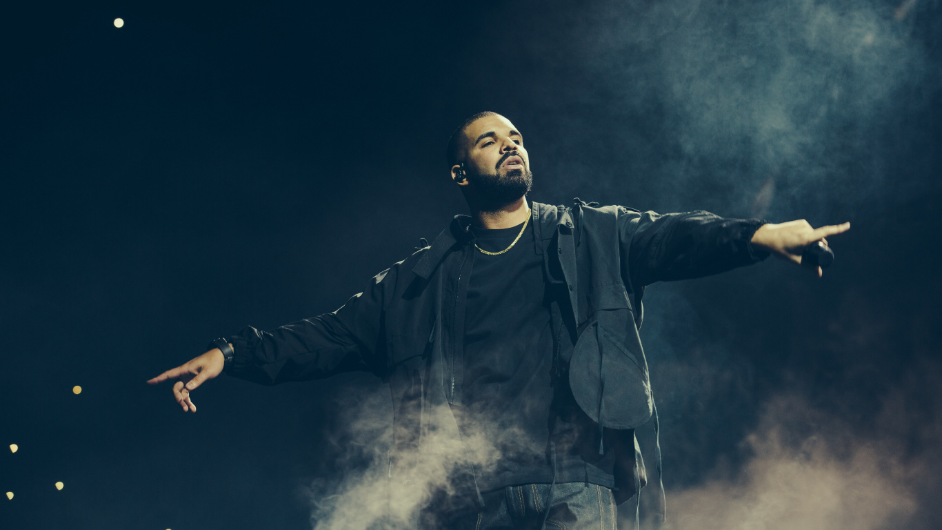 Drake, Performance, Fumeur, la Musique de L'artiste, Arts de la Scène. Wallpaper in 1366x768 Resolution