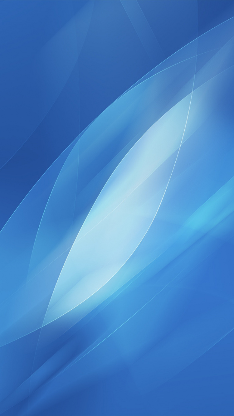 Pintura Abstracta Azul y Blanca. Wallpaper in 750x1334 Resolution