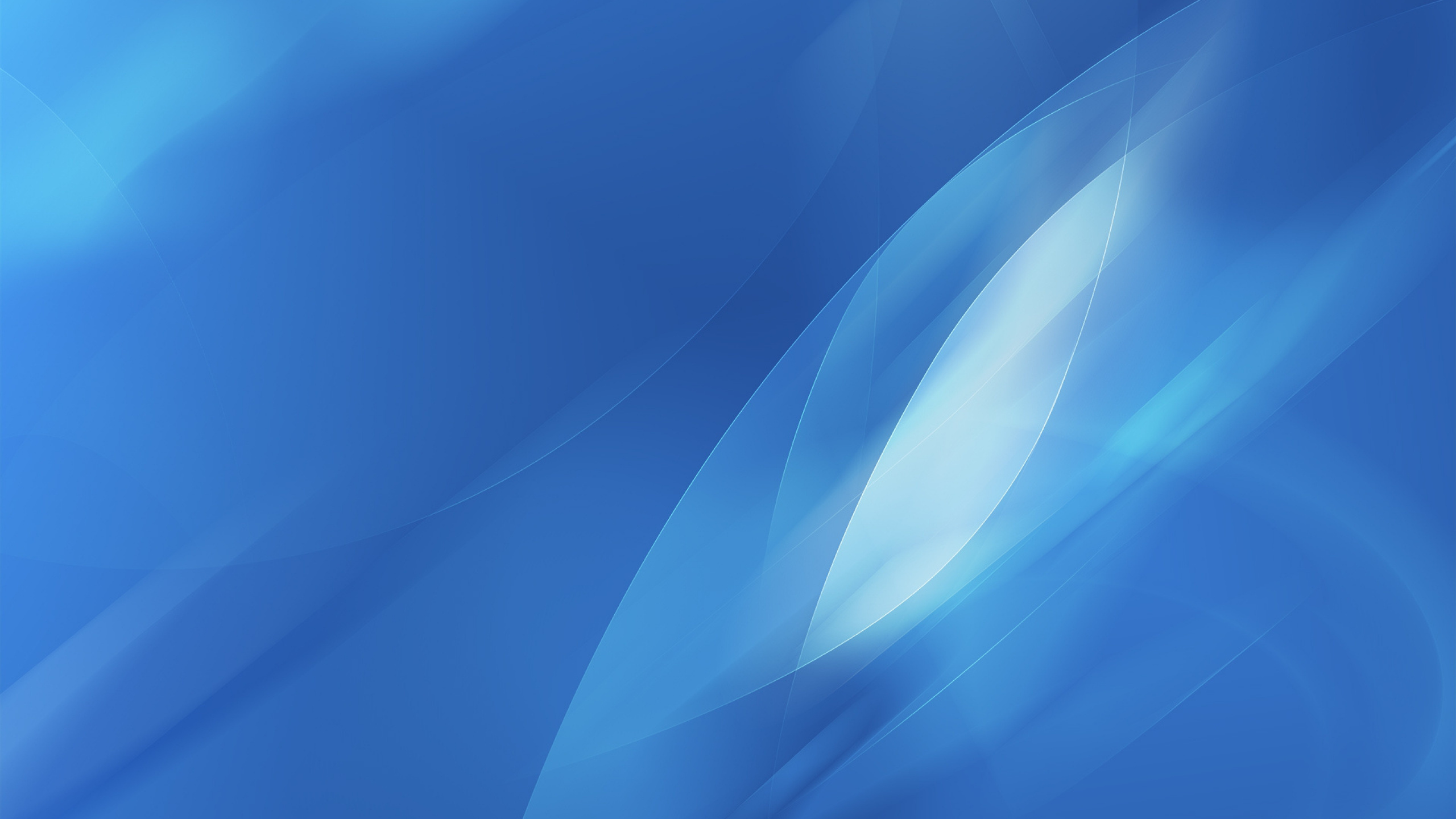 Peinture Abstraite Bleue et Blanche. Wallpaper in 2560x1440 Resolution