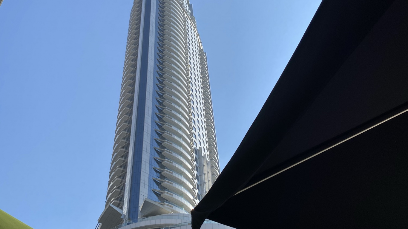 Skyscraper, Blue, Daytime, Architecture, Tower. Wallpaper in 1366x768 Resolution
