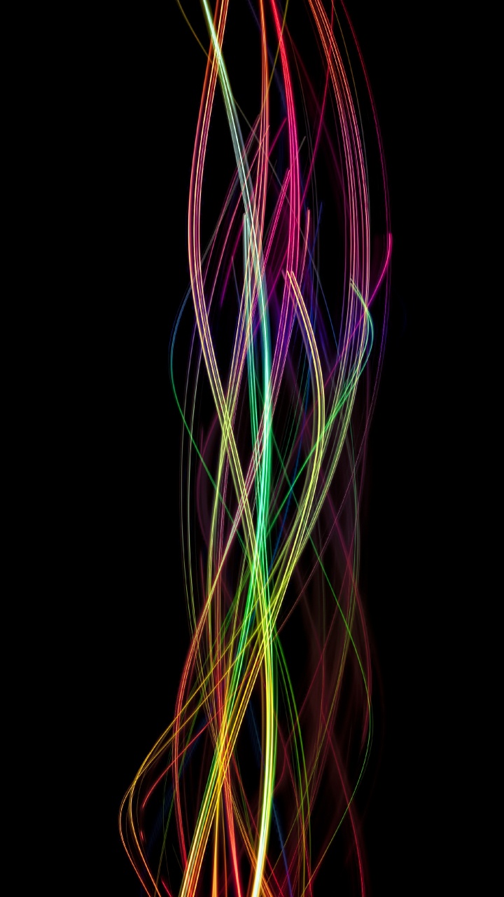 Blaues Und Rosa Licht Digitales Hintergrundbild. Wallpaper in 720x1280 Resolution