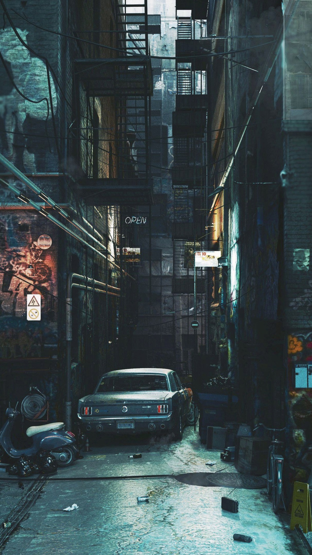 旧金山, 艺术, 美学, 艺术作品, 车灯 壁纸 1080x1920 允许