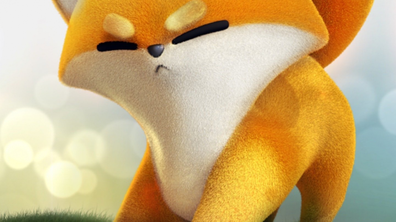 Jouet en Peluche, Red Fox, Canidés, Faon, Queue. Wallpaper in 1366x768 Resolution