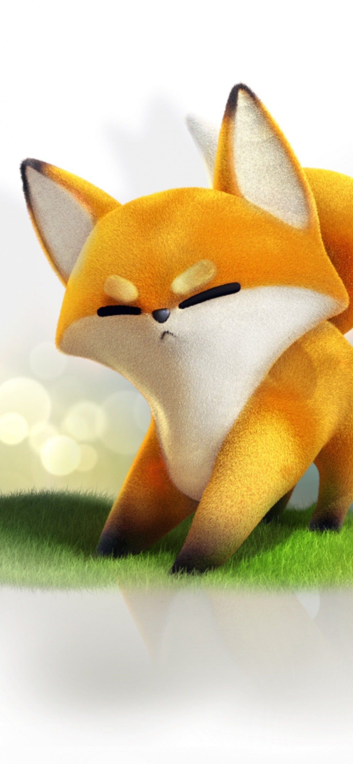 Stuffed Toy, Red Fox, Canidae, Snout, Fawn. Wallpaper in 1125x2436 Resolution