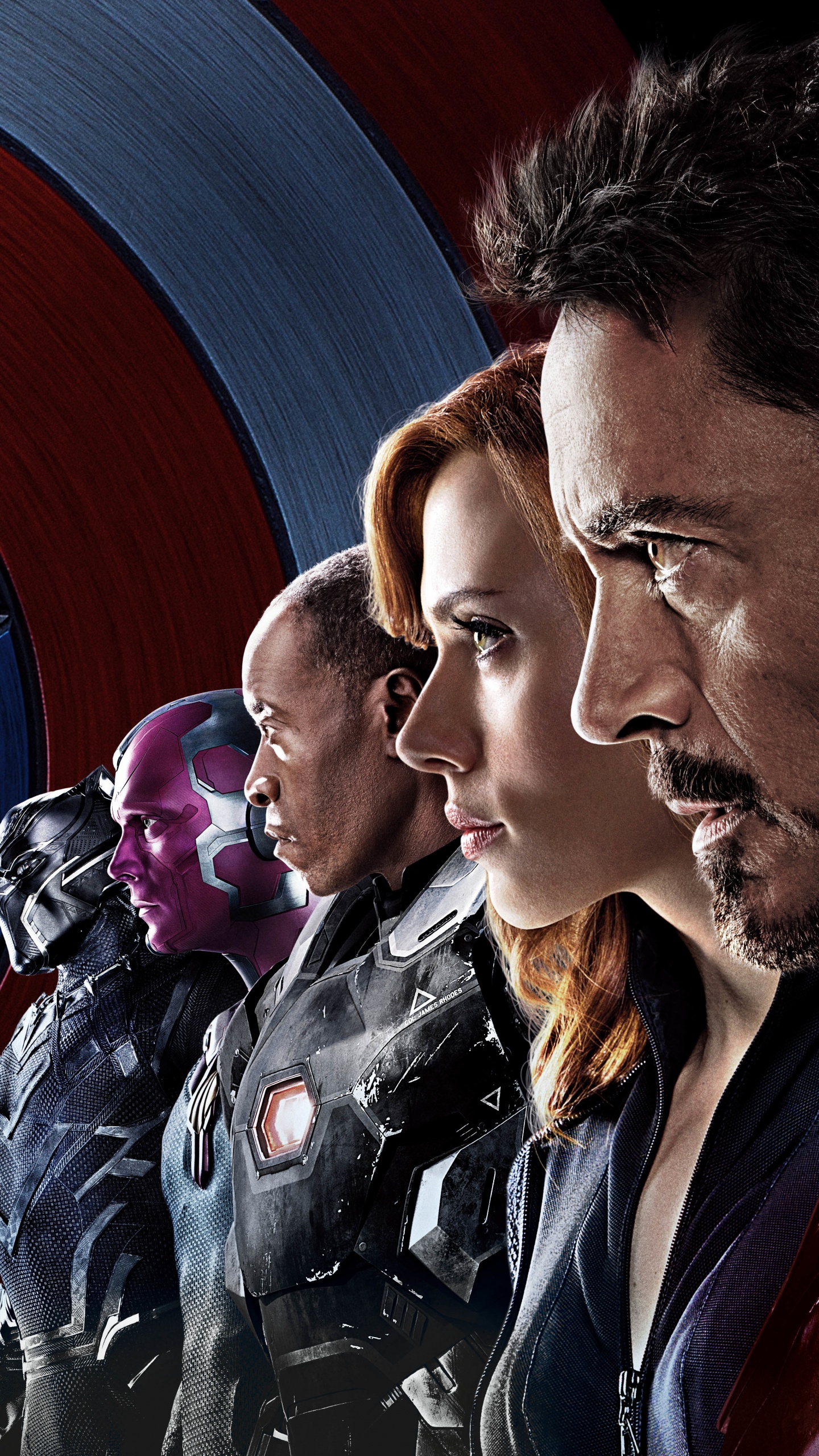 Blue and Red Spider Man Logo. Wallpaper in 1440x2560 Resolution