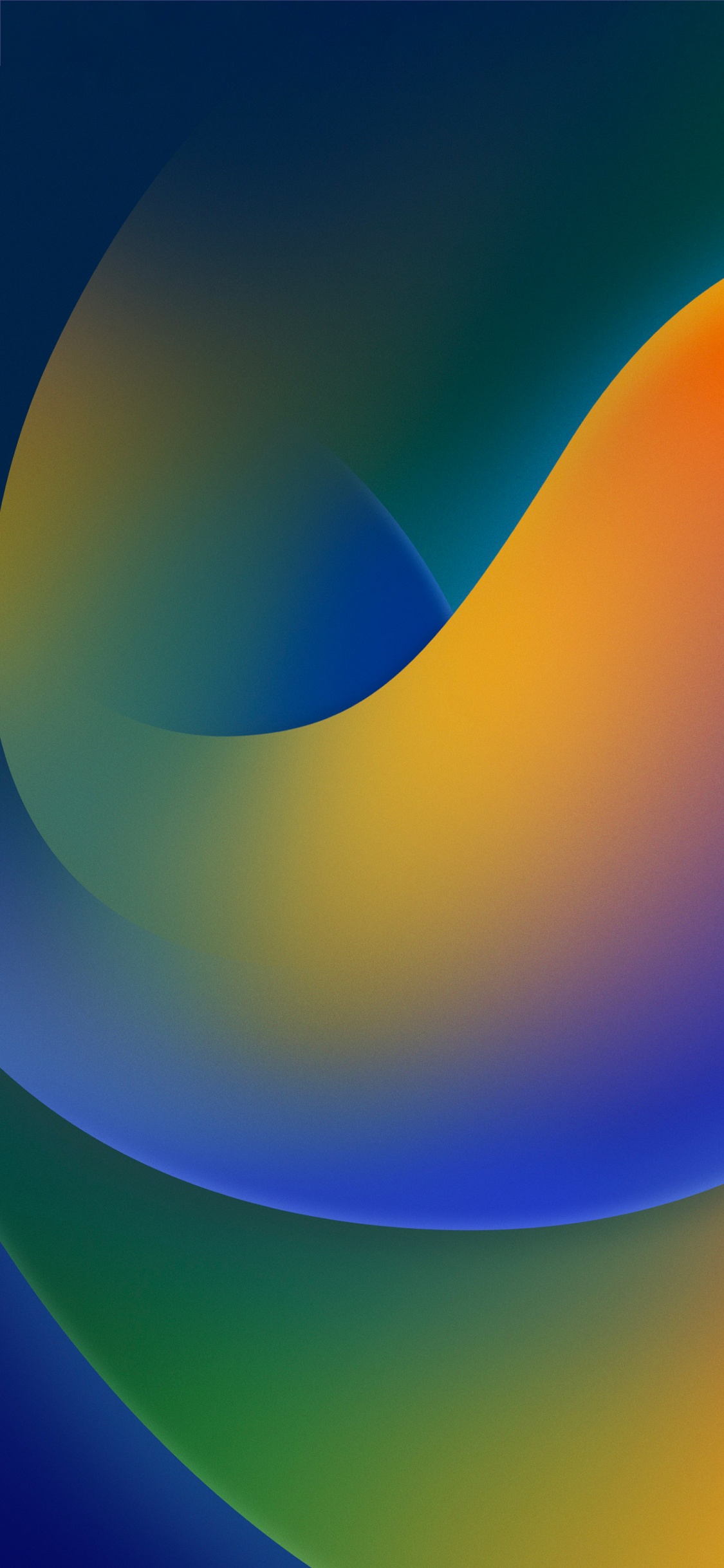 IOS 16 – Stock Wallpaper / Official Wallpaper | Dark V.1. Wallpaper in 1125x2436 Resolution