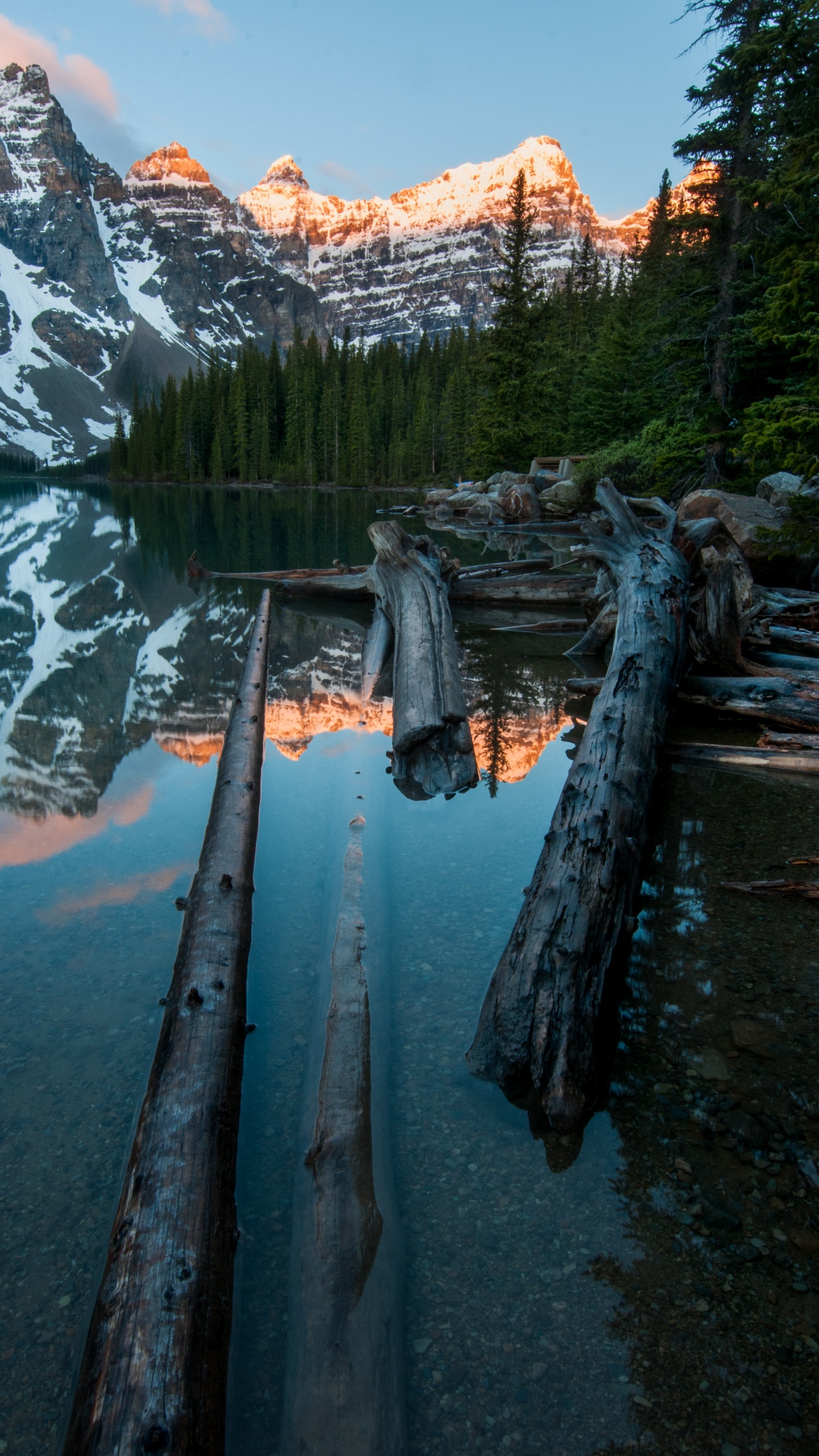 Banff National Park, Moraine Lake, Bow Lake, Agnessee, Nationalpark. Wallpaper in 1440x2560 Resolution