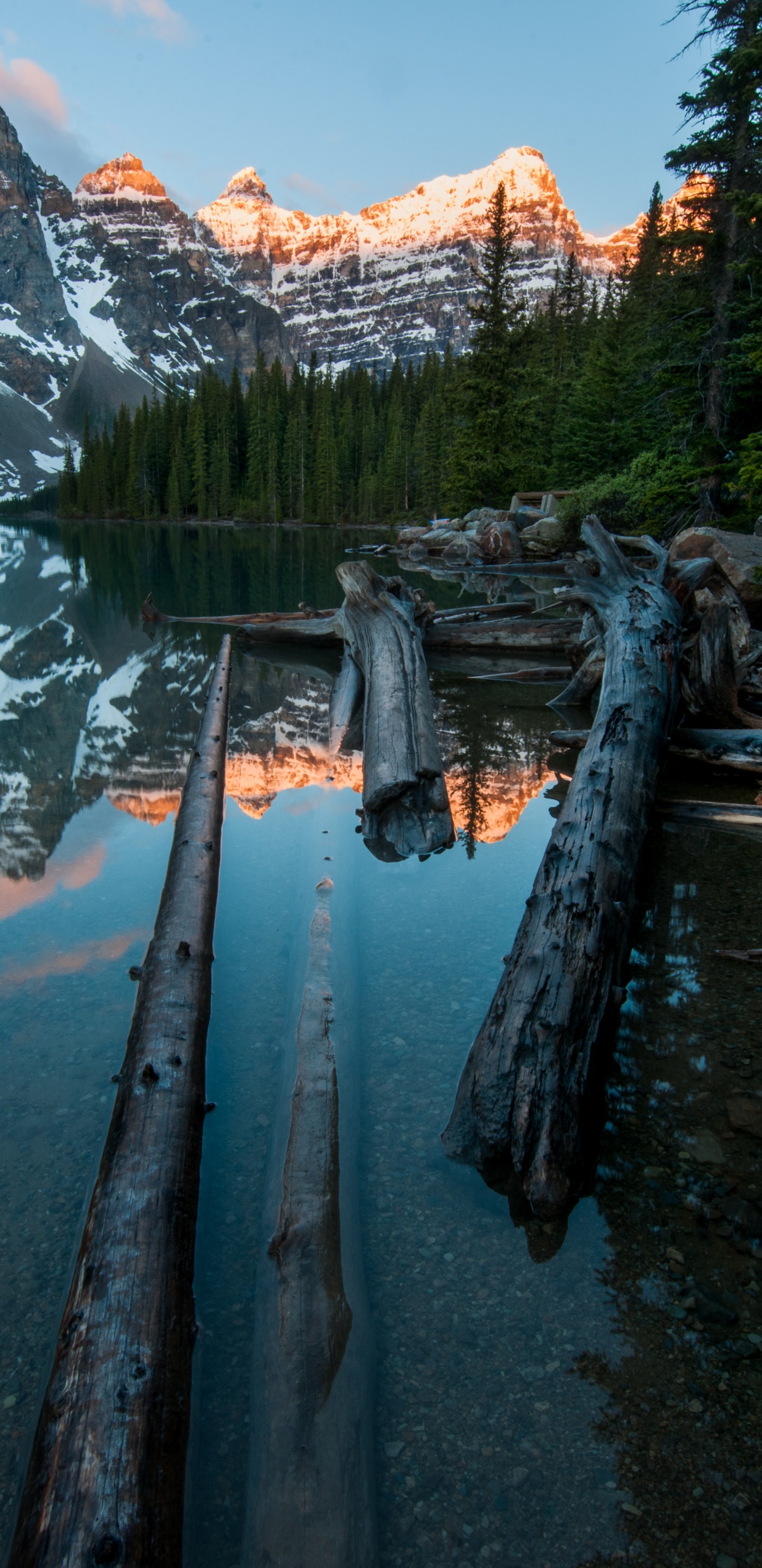 Banff National Park, Moraine Lake, Bow Lake, Agnessee, Nationalpark. Wallpaper in 1440x2960 Resolution
