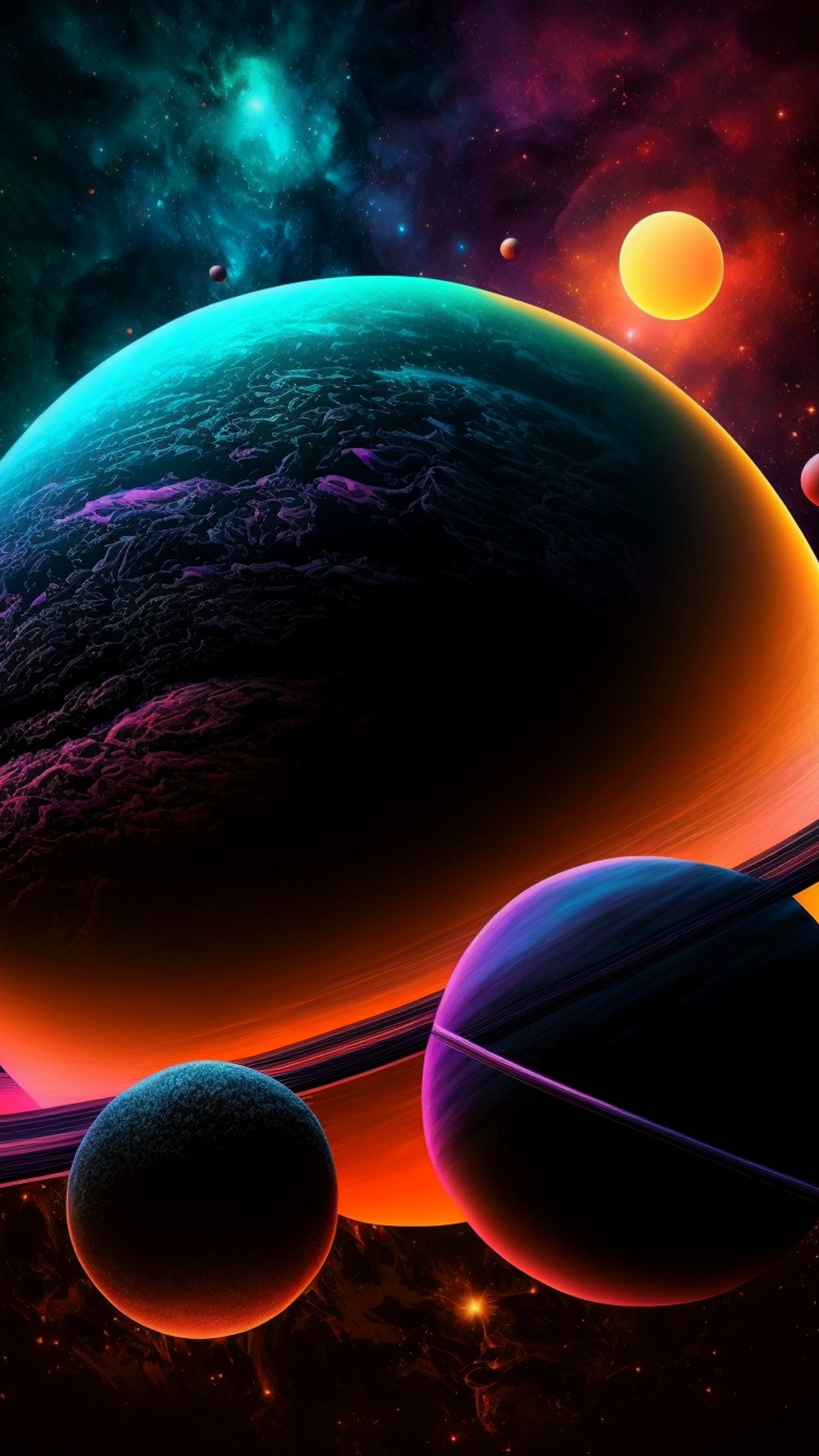 Outer Space, Earth, Sphere, Universe, Planet. Wallpaper in 1440x2560 Resolution
