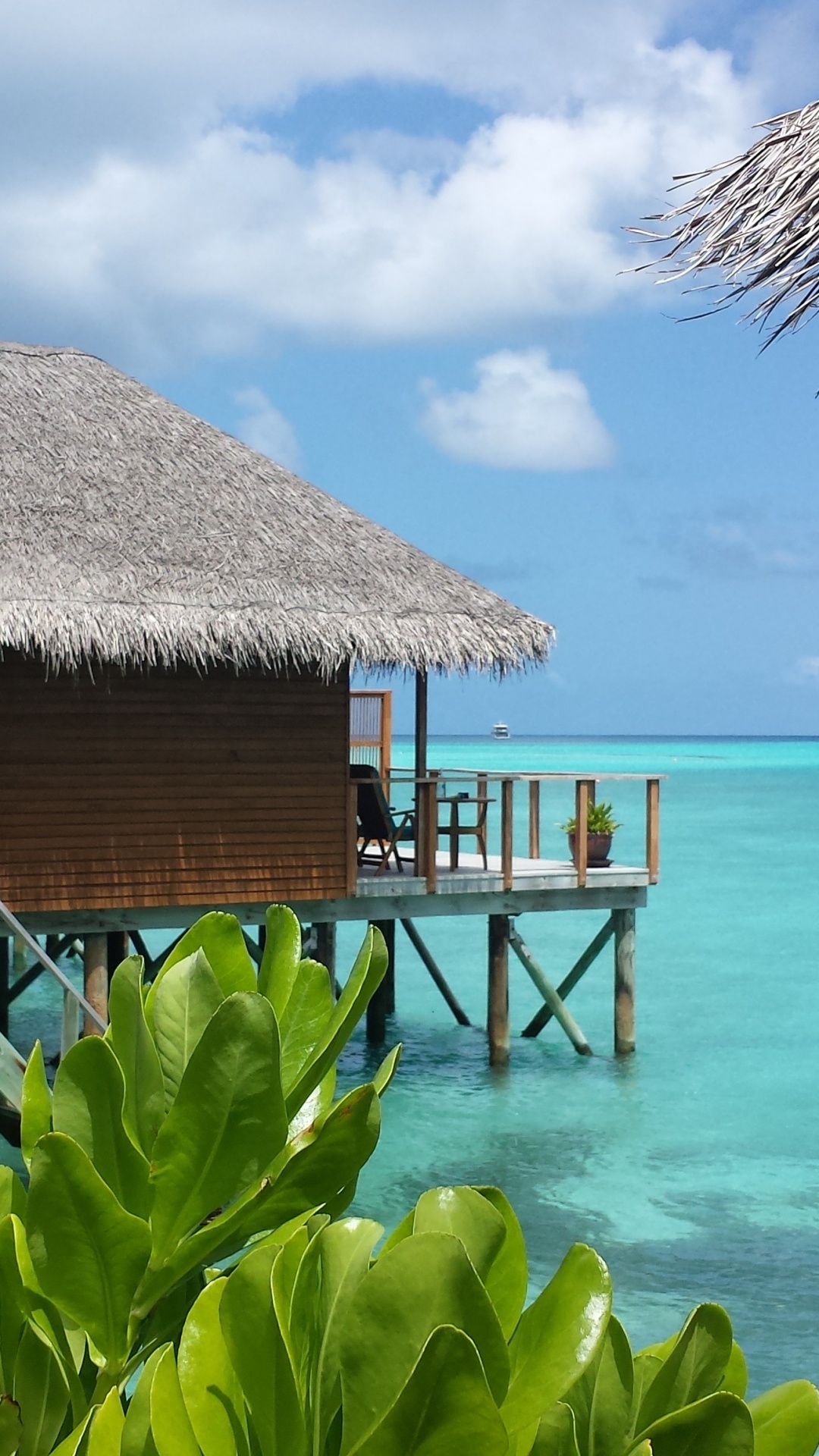 马尔代夫, 小屋, 度假, 度假村, 大海 壁纸 1080x1920 允许