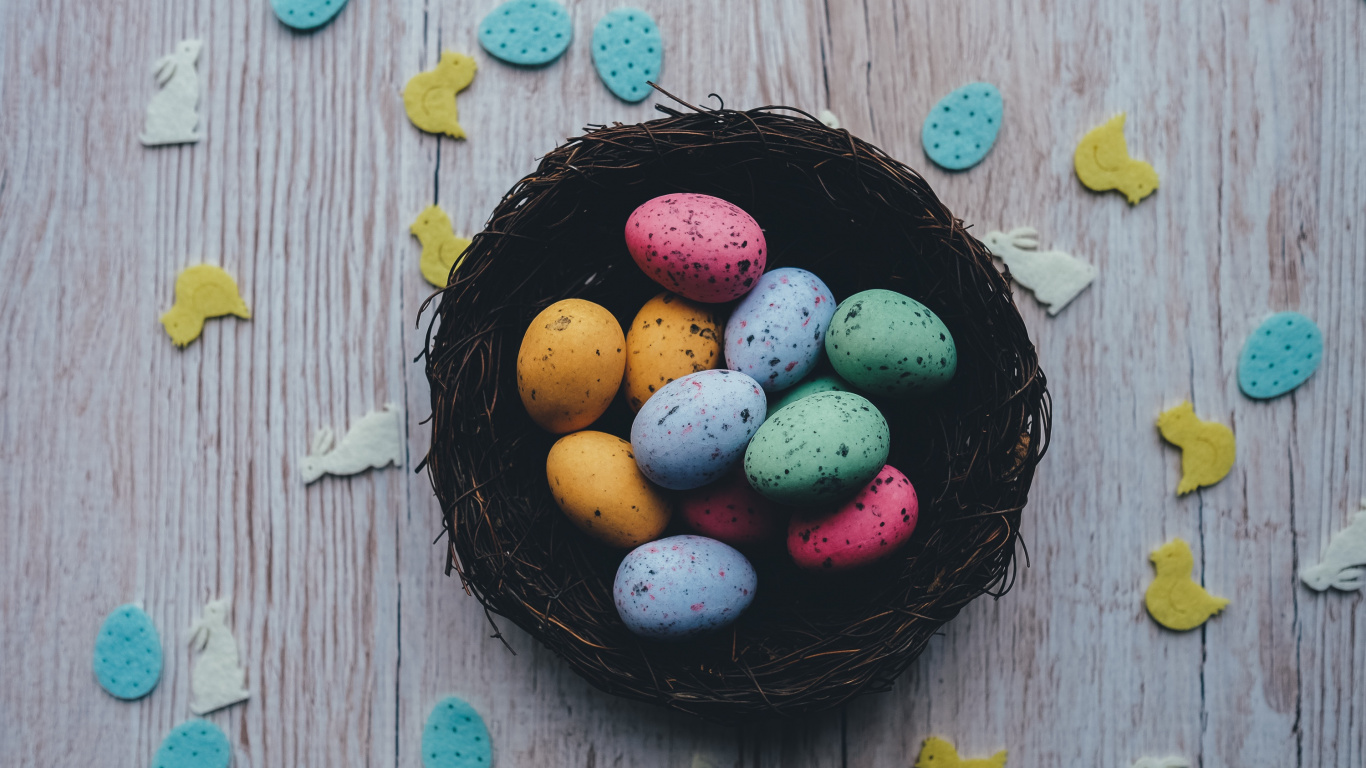 Egg Hunt, Food, Sweetness, Food Coloring, Cuisine. Wallpaper in 1366x768 Resolution