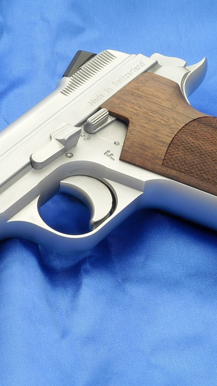 Gun, Handgun, Firearm, Trigger, Gun Barrel. Wallpaper in 750x1334 Resolution