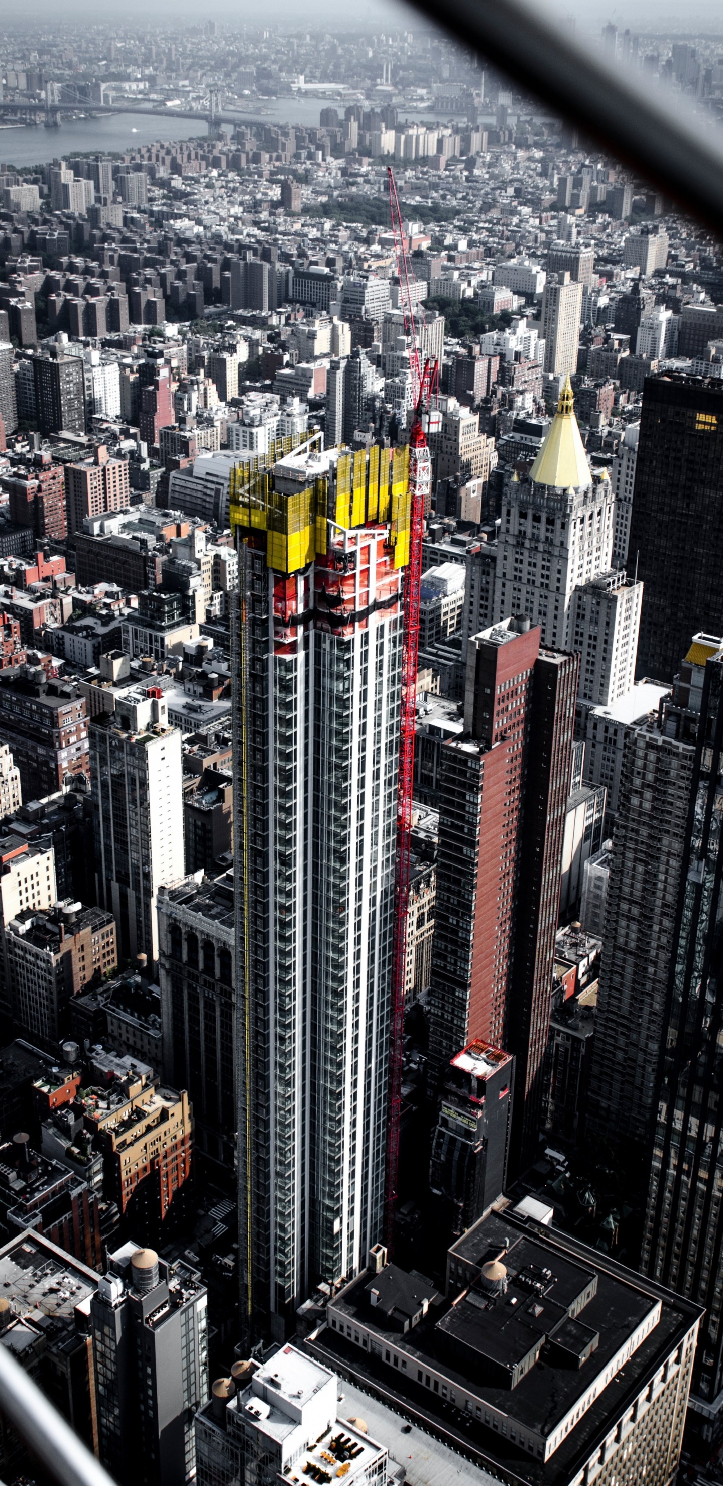 Aerial View of City Buildings During Daytime. Wallpaper in 1440x2960 Resolution