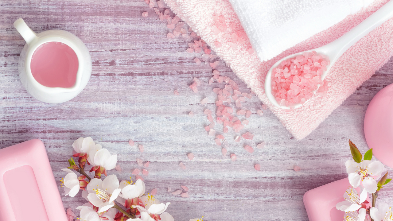 Textile Floral Rose et Blanc. Wallpaper in 1280x720 Resolution