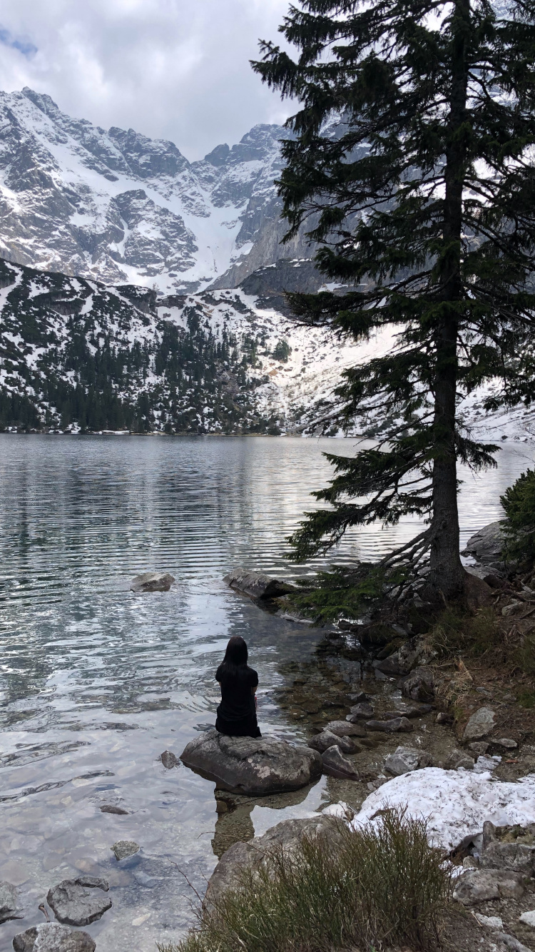 Desierto, Las Formaciones Montañosas, Montaña, Nieve, Valle. Wallpaper in 750x1334 Resolution