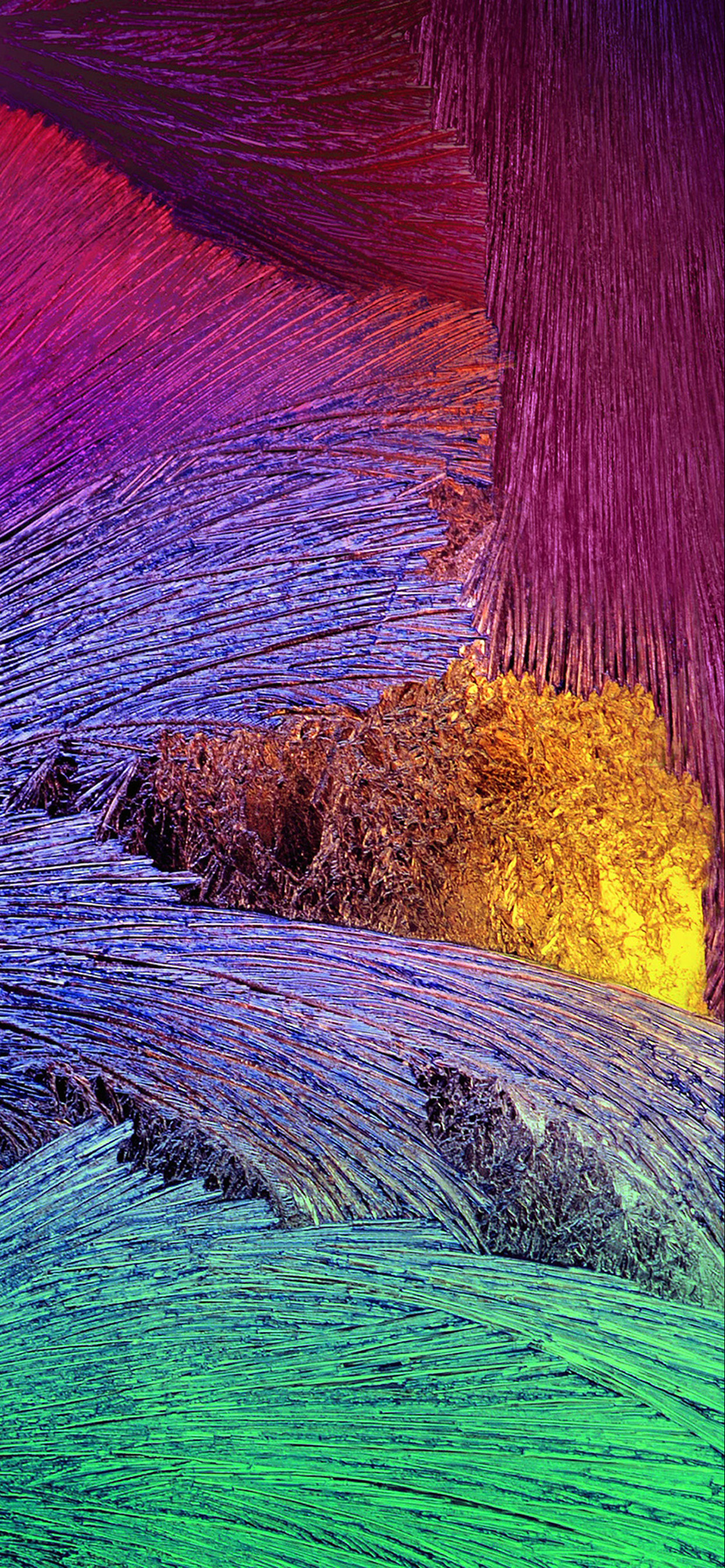 Blue Yellow and Brown Abstract Painting. Wallpaper in 1242x2688 Resolution