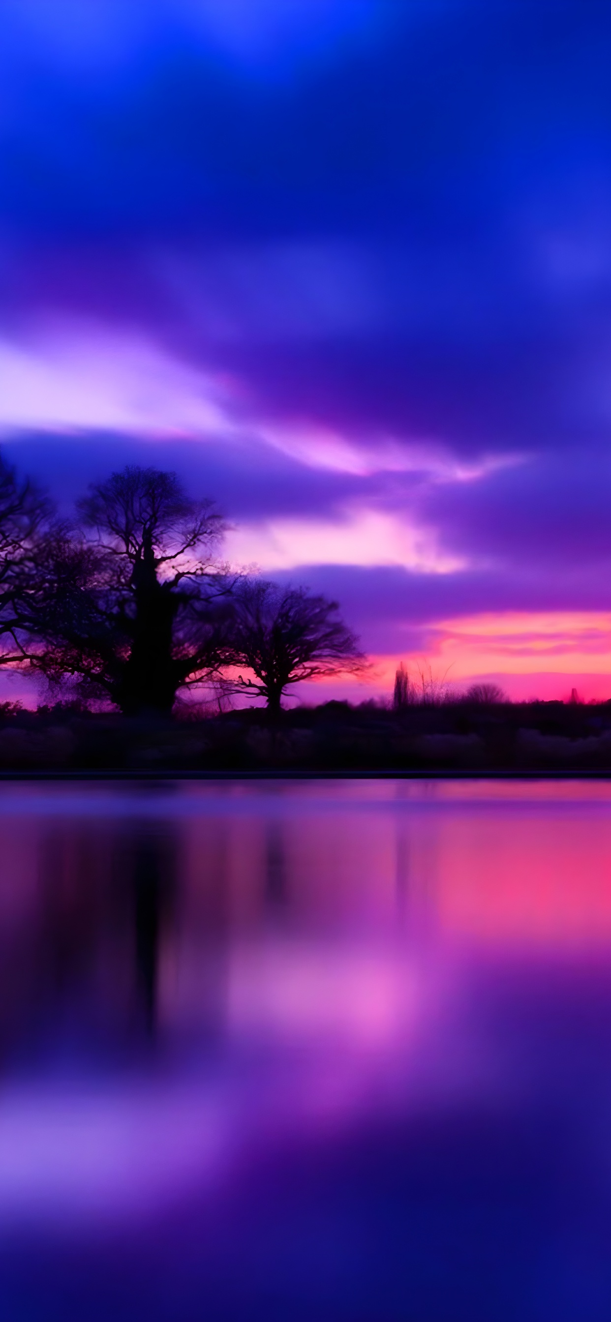 Sunset, Blue, Cloud, Water, Water Resources. Wallpaper in 1242x2688 Resolution