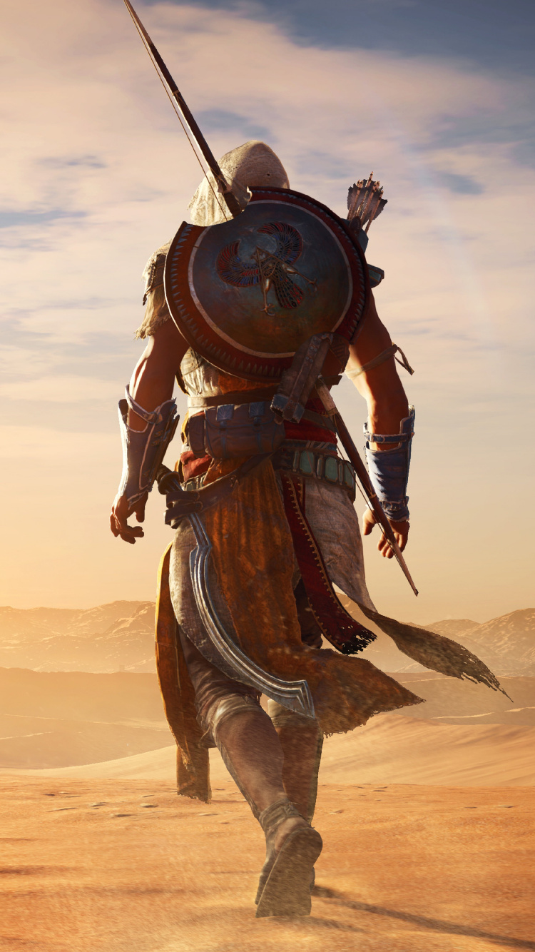 Assassins Creed Orígenes, Assassins Creed, Bayek, E3 2017, Ubisoft. Wallpaper in 750x1334 Resolution