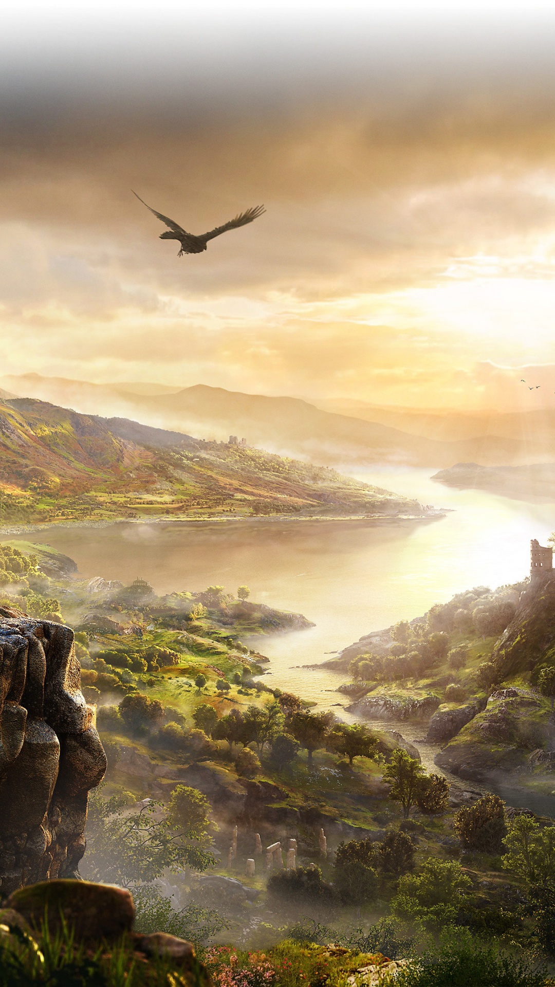 Assassins Creed Valhalla, Assassins Creed, Assassins Creed la Hermandad, Ubisoft, Agua. Wallpaper in 1080x1920 Resolution