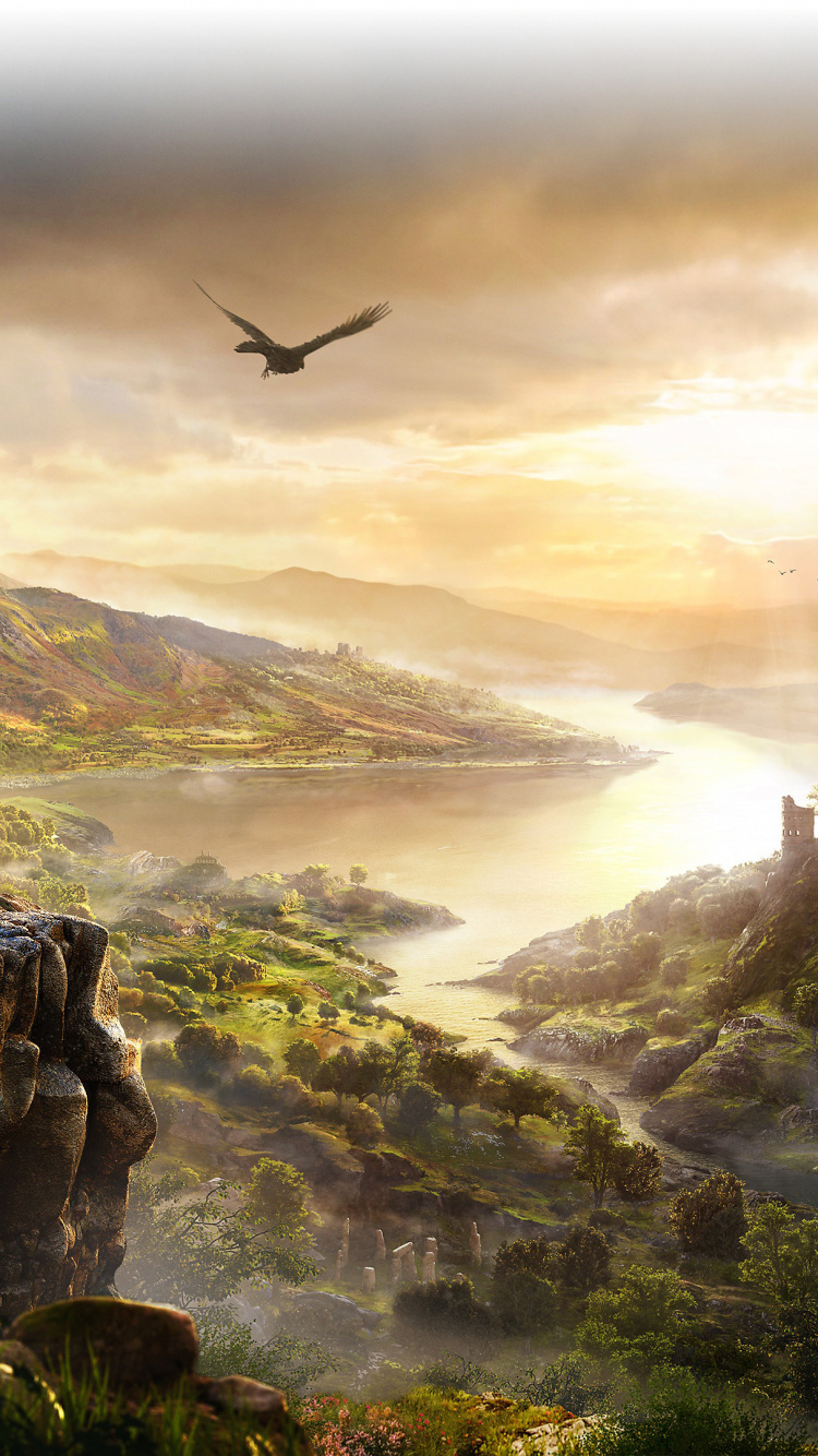 Assassins Creed Valhalla, Assassins Creed, Assassins Creed Brotherhood, Ubisoft, Cloud. Wallpaper in 750x1334 Resolution