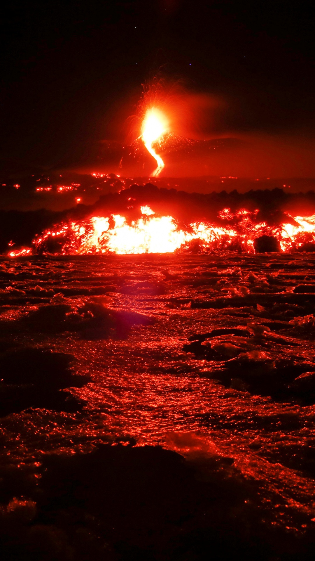 Fire on Ground During Sunset. Wallpaper in 1080x1920 Resolution