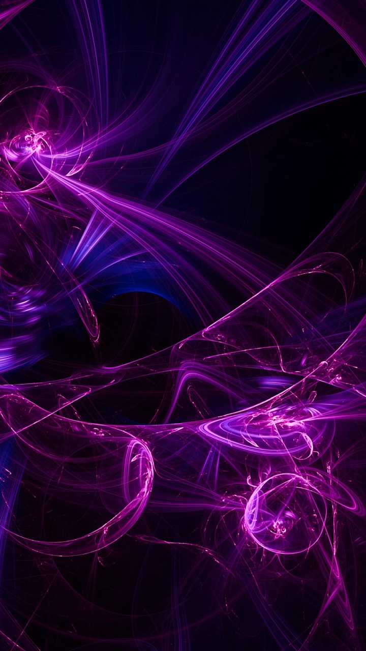 Fond D'écran Numérique Violet et Bleu Clair. Wallpaper in 720x1280 Resolution