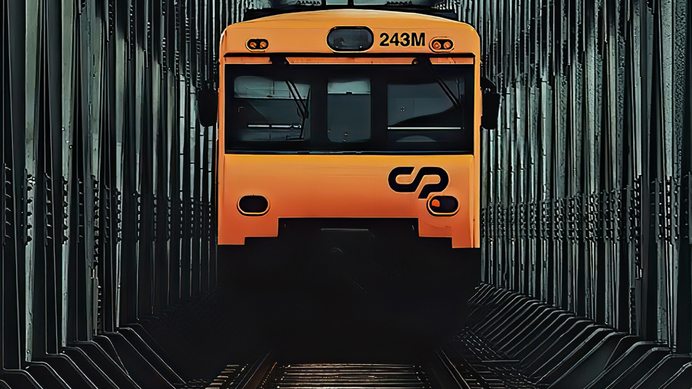 Track, Tram, Train, Automotive Lighting, Railway. Wallpaper in 1366x768 Resolution