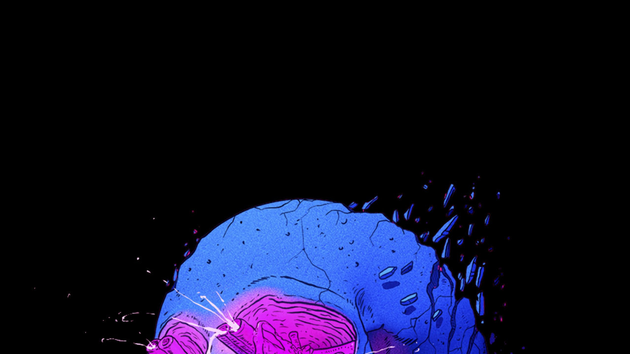 Fondos de Pantalla Amoled, Amoled, Super Amoled, Morado, Agua. Wallpaper in 1280x720 Resolution