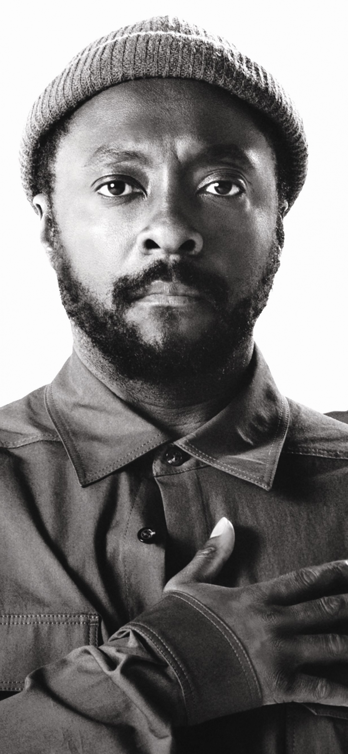 William, Les Black Eyed Peas, la Musique Hip Hop, Gens, Monochrome. Wallpaper in 1125x2436 Resolution