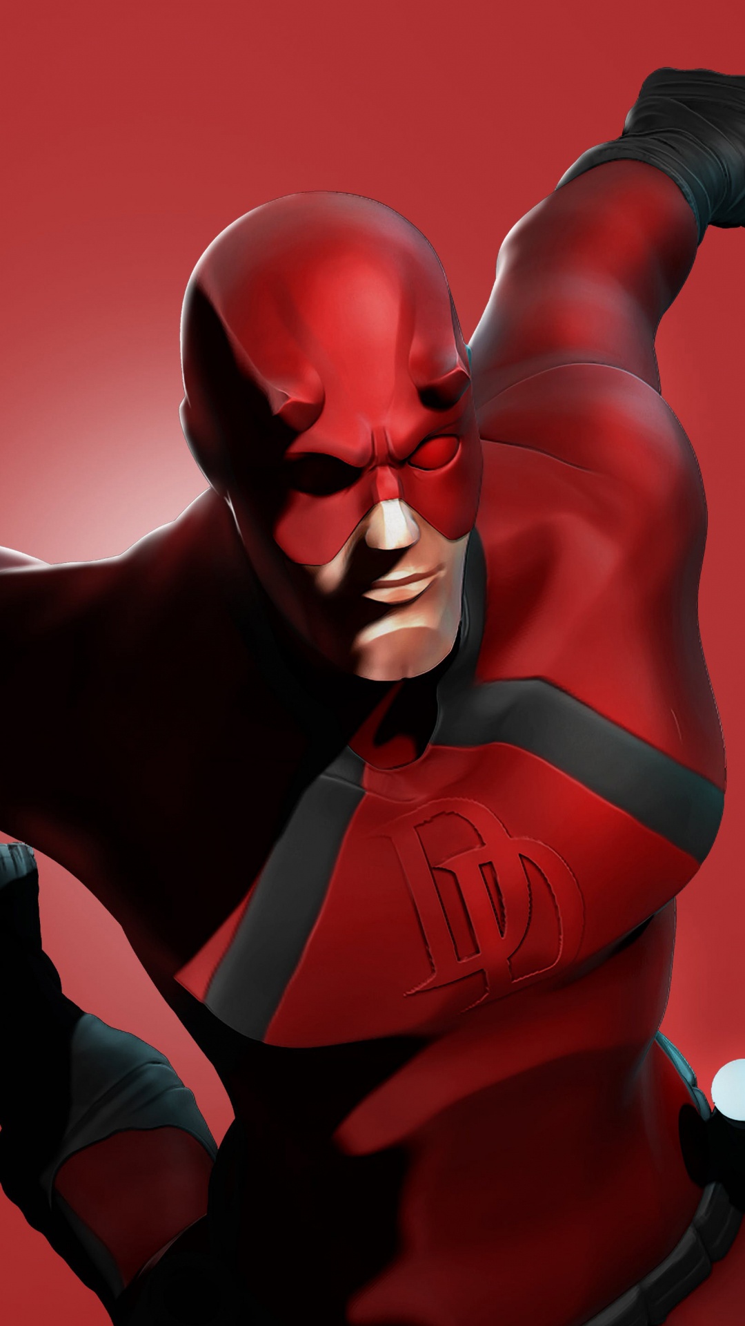 Ilustración de Hombre Araña Rojo y Negro. Wallpaper in 1080x1920 Resolution