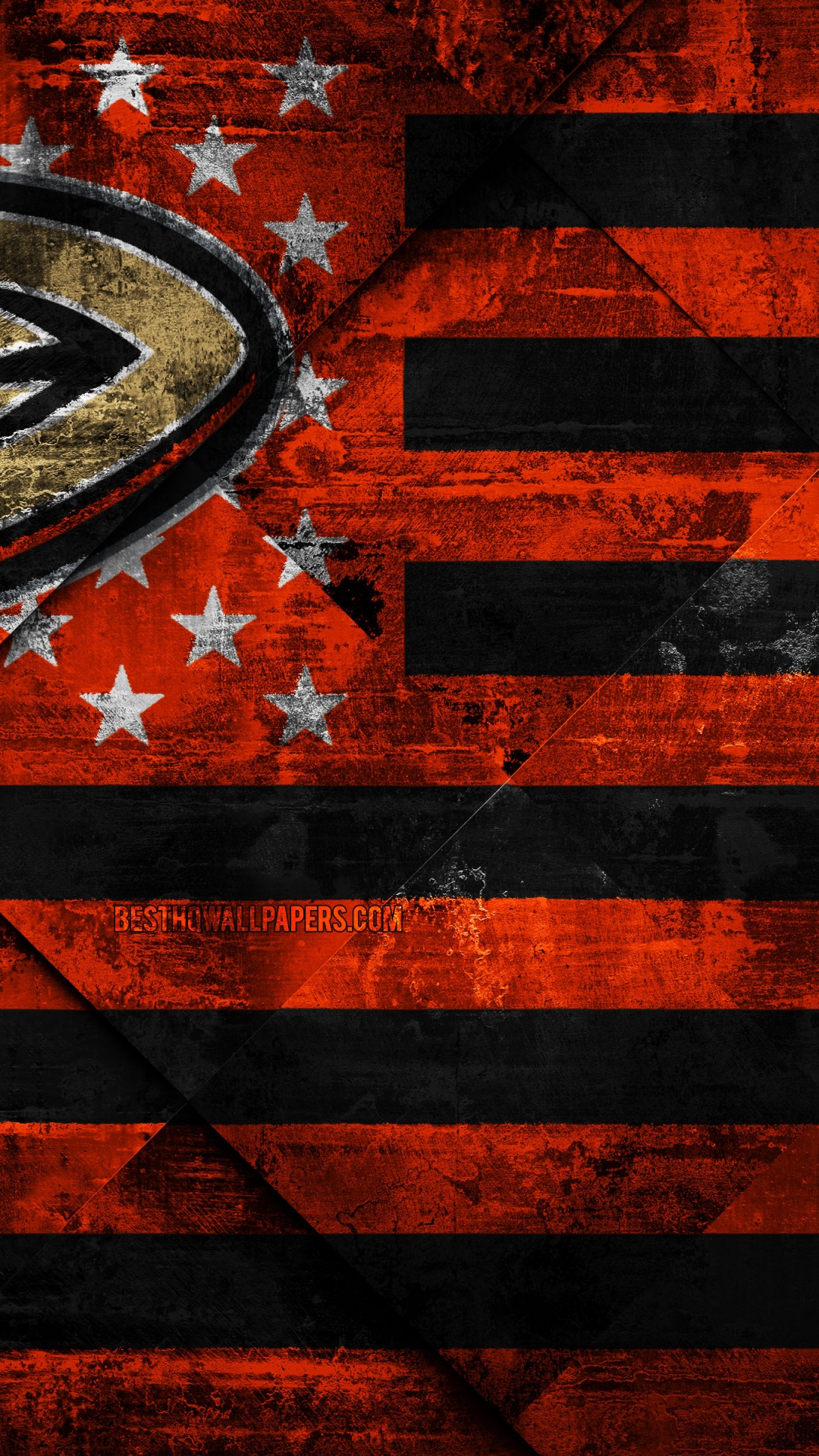 la Nfl, Bandera, Estados Unidos, Rojo, Naranja. Wallpaper in 1080x1920 Resolution