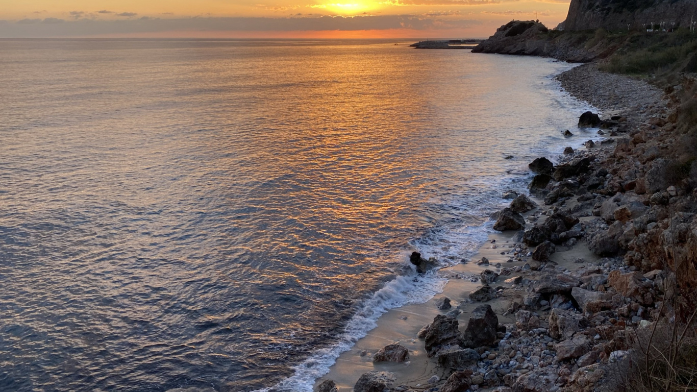 Coast, Water, Cloud, Water Resources, Ecoregion. Wallpaper in 1366x768 Resolution