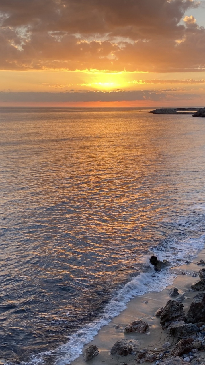 Coast, Water, Cloud, Water Resources, Ecoregion. Wallpaper in 720x1280 Resolution