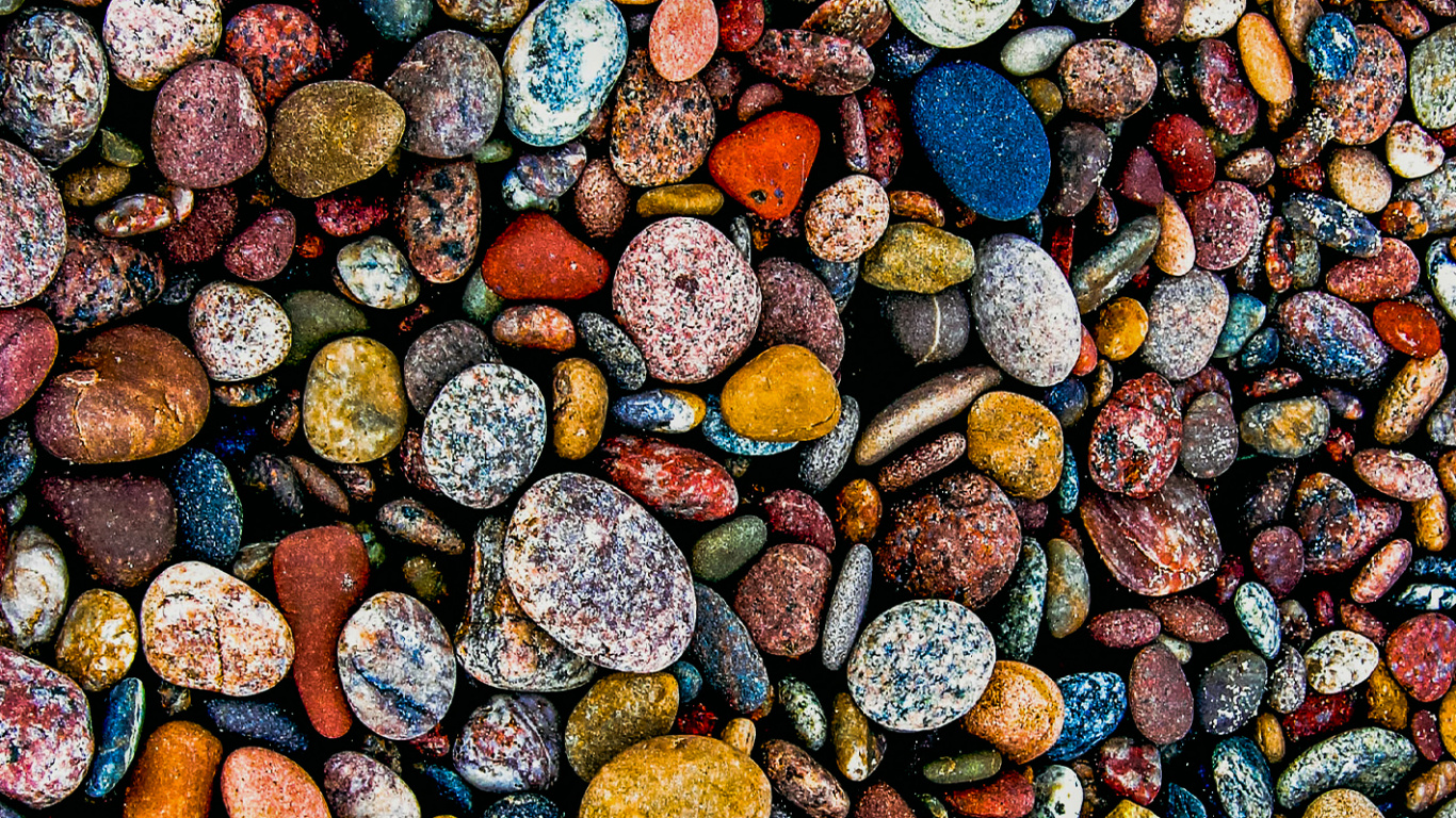 艺术, 圆圈, 木, 卵石, 鹅卵石 壁纸 1366x768 允许