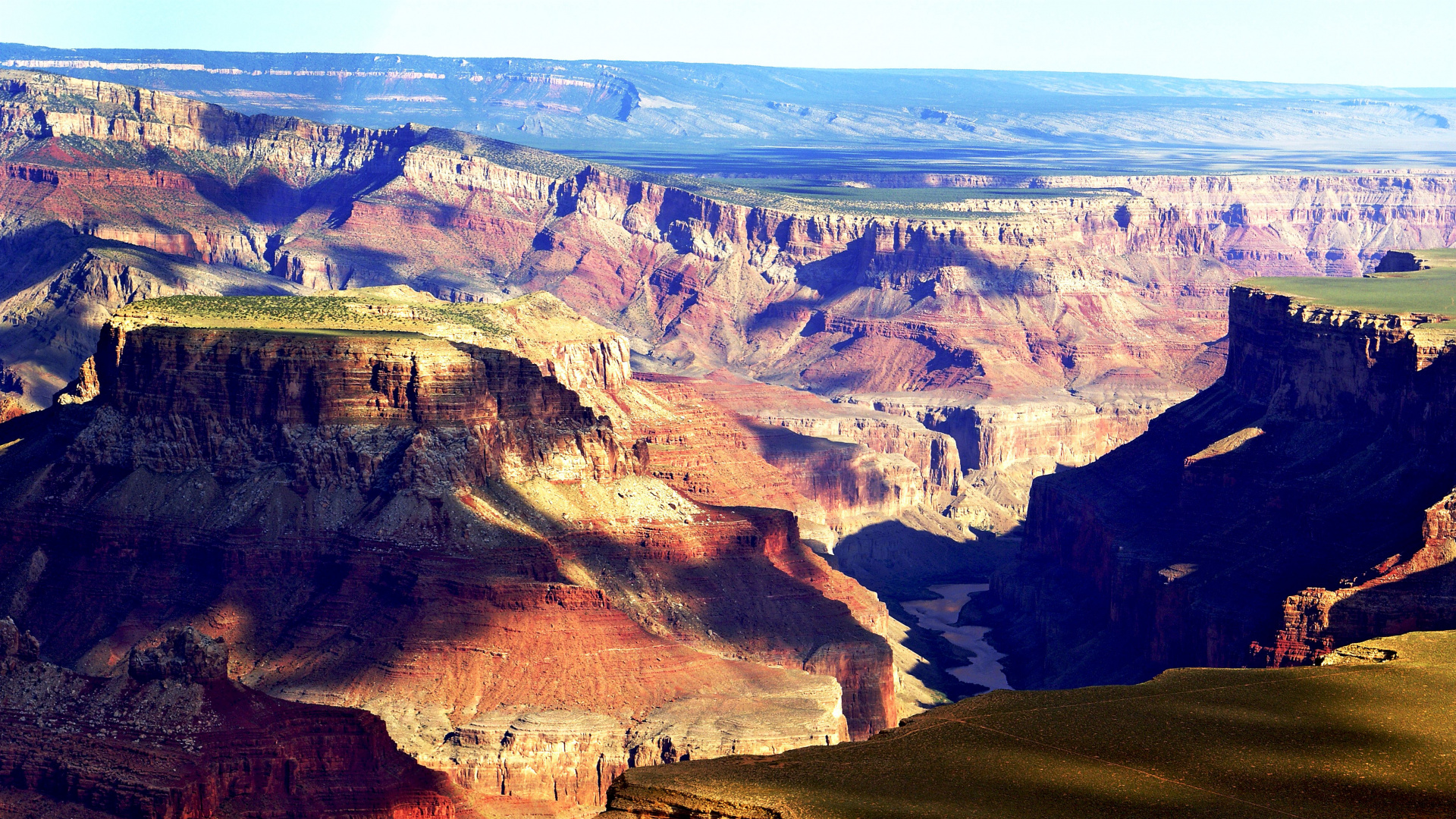 Brown Rocky Mountain Under Blue Sky During Daytime. Wallpaper in 1920x1080 Resolution