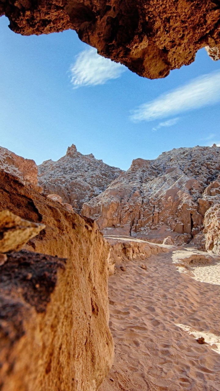 形成, 荒地, 峡谷, Wadi, 地质学 壁纸 720x1280 允许