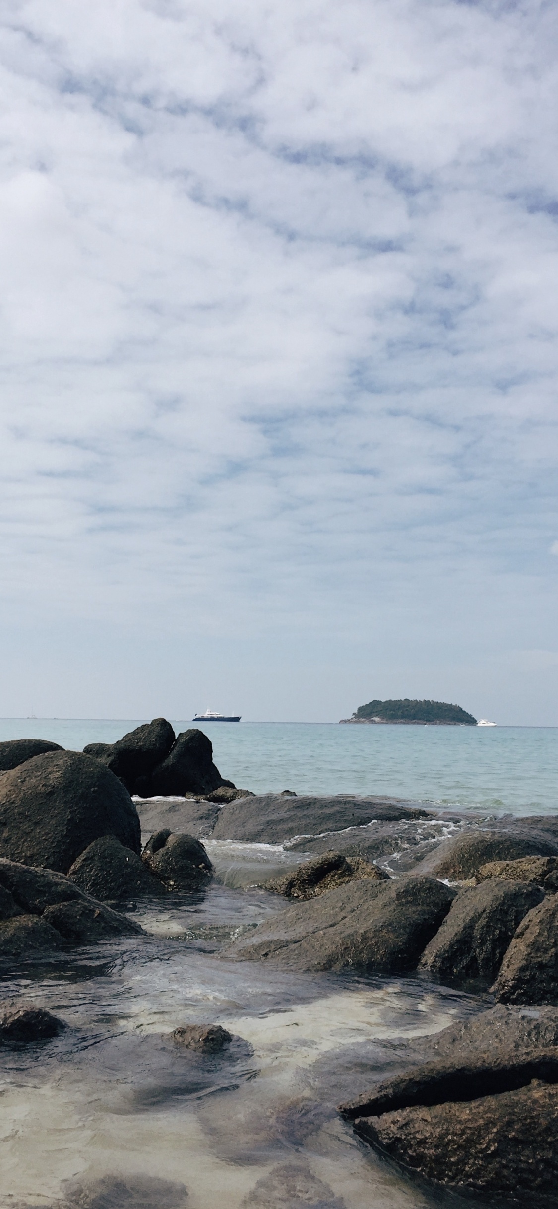 Mer, Rock, Fluide, Côte, Rive. Wallpaper in 1125x2436 Resolution