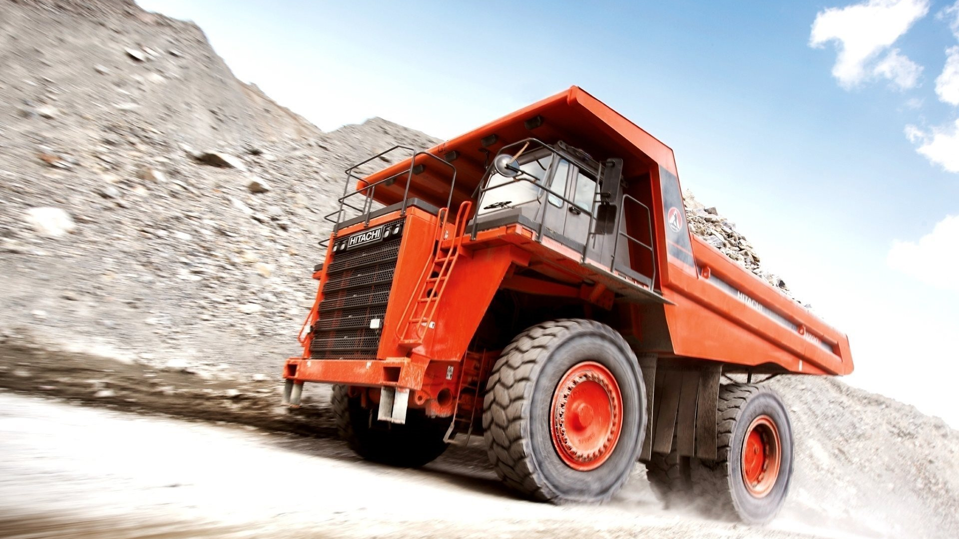 Red and Black Truck on White Sand During Daytime. Wallpaper in 1920x1080 Resolution