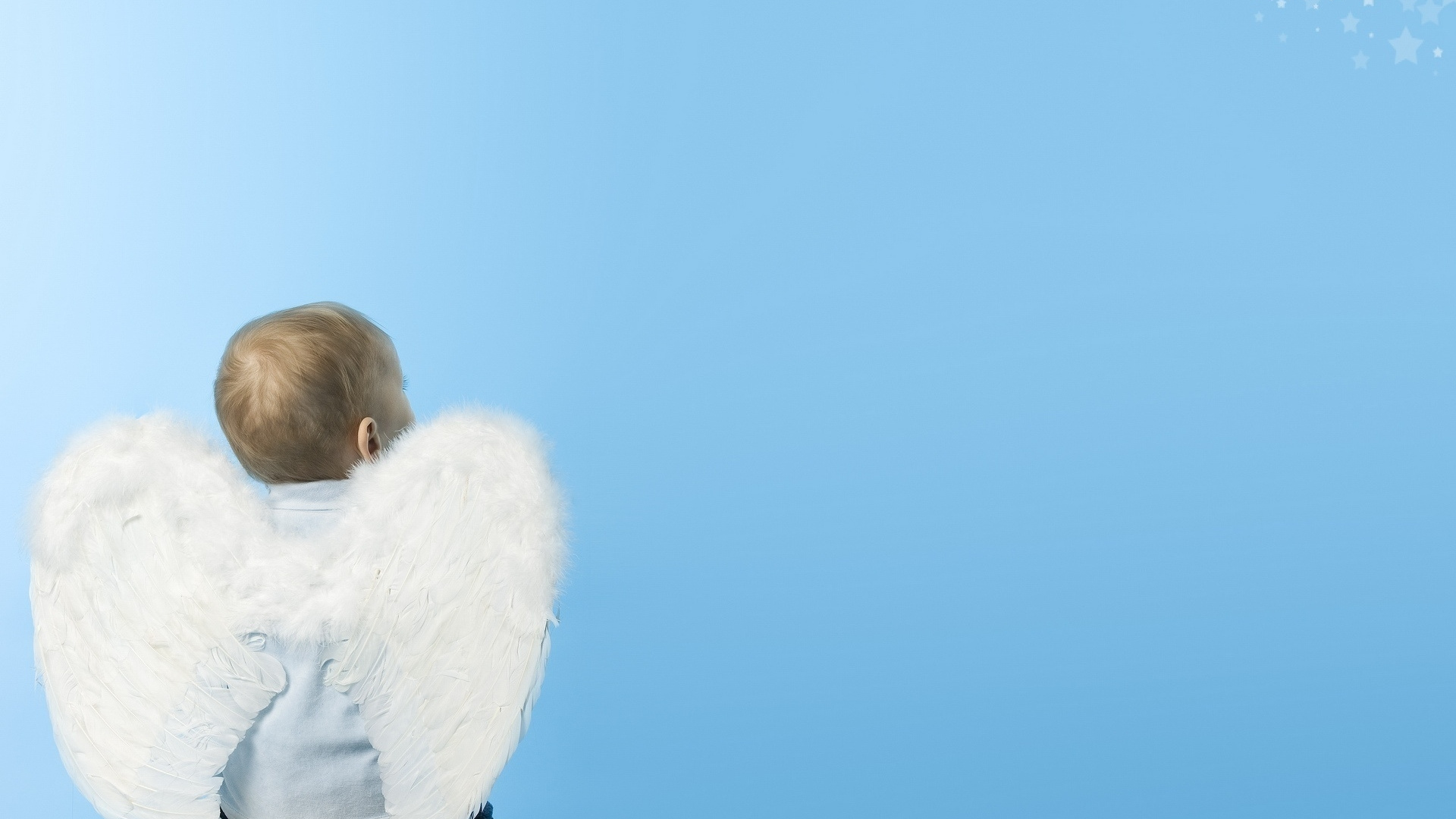 Infant, Angel, Blue, Cloud, Child. Wallpaper in 1920x1080 Resolution