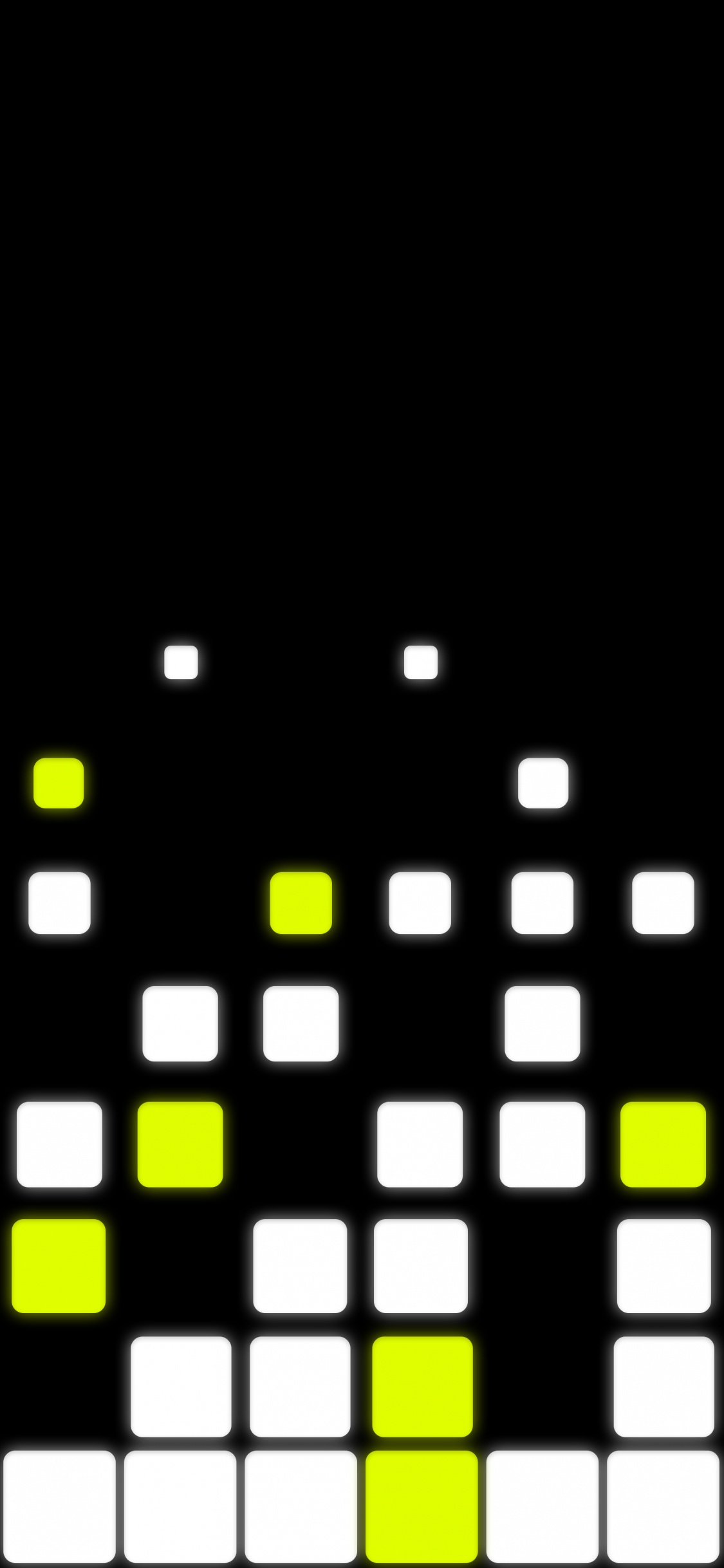 Pattern, Design, Rectangle, Circle, Darkness. Wallpaper in 1125x2436 Resolution