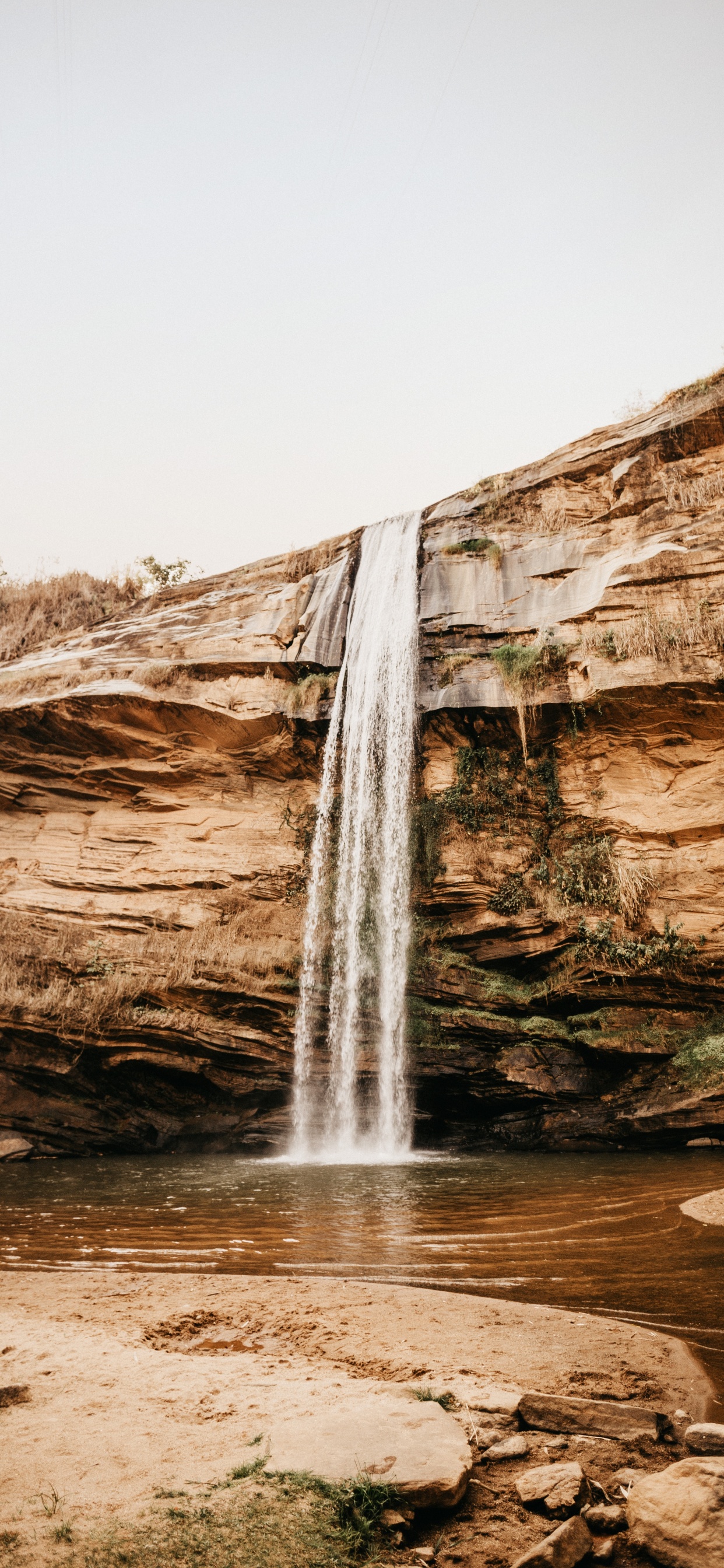 Water, Waterfall, Nature, Water Resources, Natural Landscape. Wallpaper in 1242x2688 Resolution