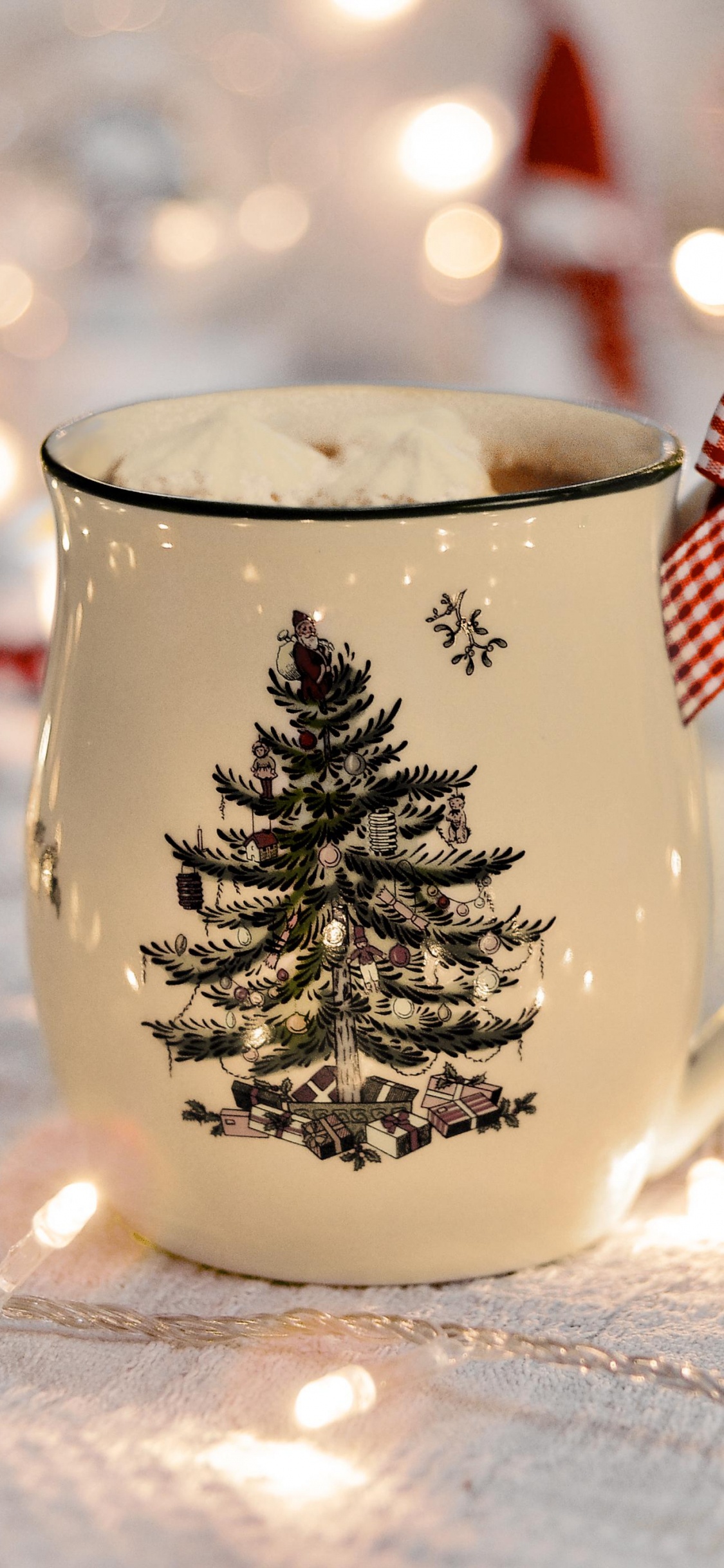 Le Jour De Noël, Nouvelle Année, Bougie, Verrerie, Vaisselle. Wallpaper in 1125x2436 Resolution