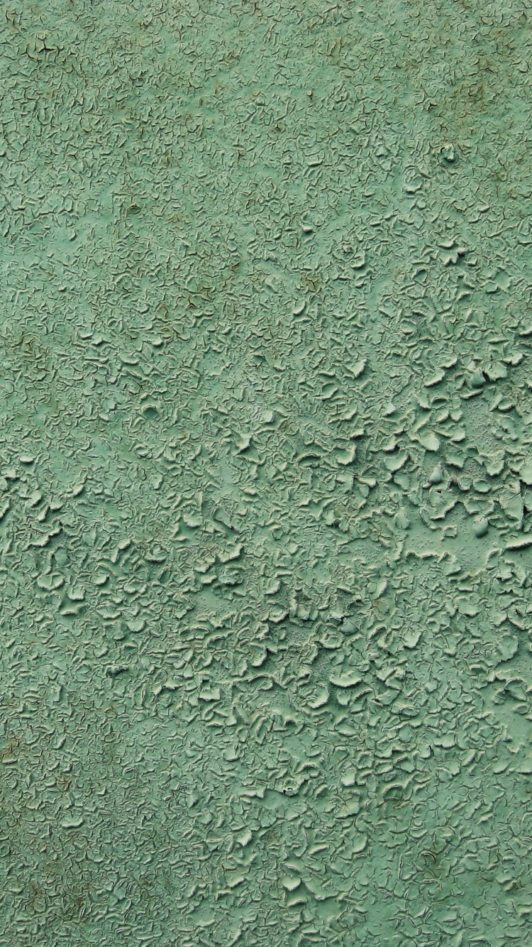 Grün-weiße Betonwand. Wallpaper in 750x1334 Resolution