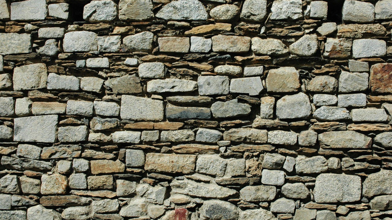 Extincteur Rouge Sur Mur de Briques Brunes. Wallpaper in 1366x768 Resolution