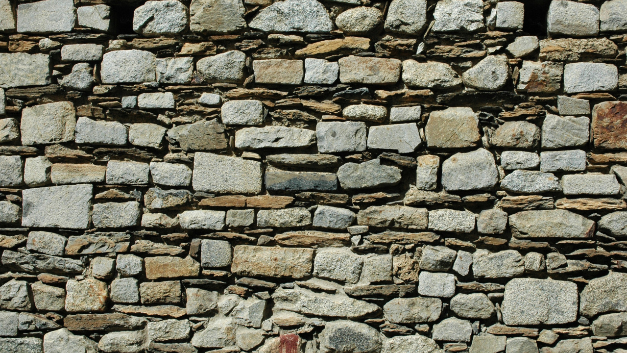 Red Fire Extinguisher on Brown Brick Wall. Wallpaper in 1280x720 Resolution