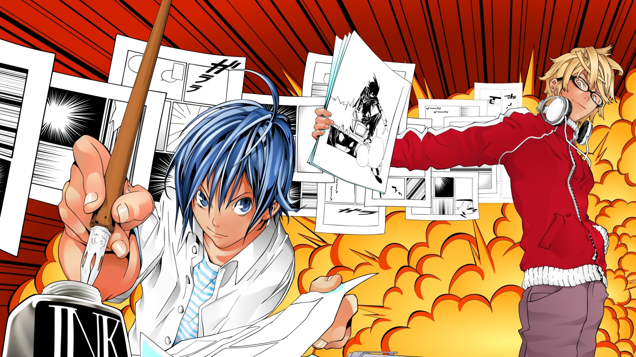 Personnage D'anime Masculin Aux Cheveux Bleus. Wallpaper in 1280x720 Resolution